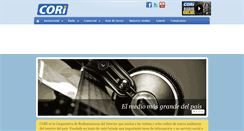 Desktop Screenshot of cori.com.uy